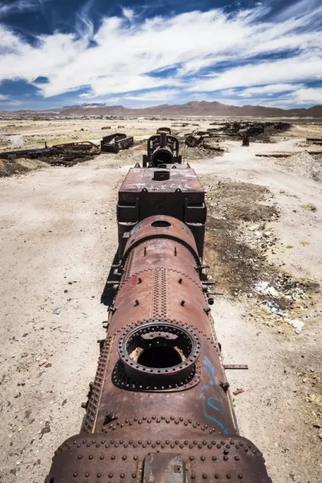 Framed Print : Uyuni Train Cemetery Print Framed Print : Uyuni Train Cemetery Print