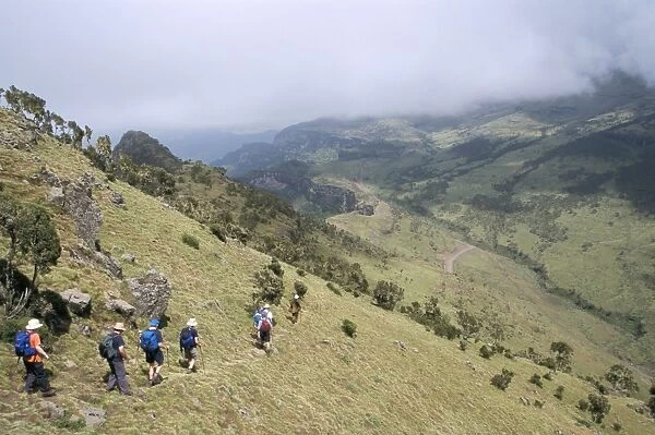 Trekking to Chenek, Simien Mountains National Park, UNESCO World Heritage Site