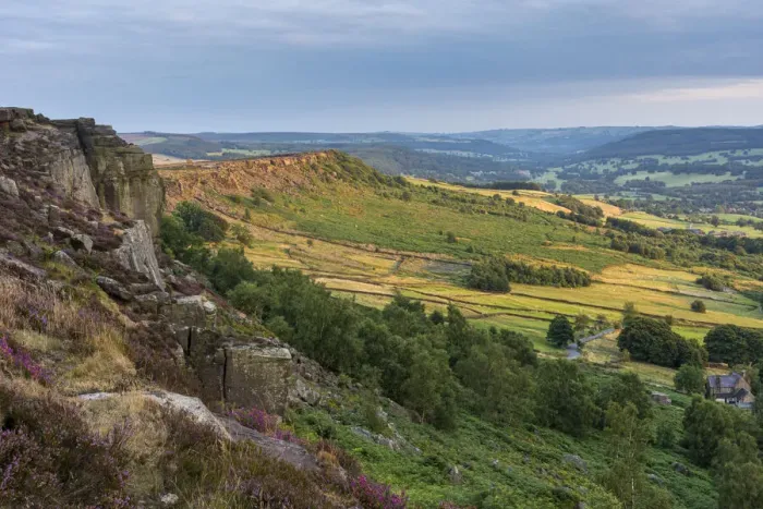 Framed Print : Curbar Edge Landscape Print Framed Print : Curbar Edge Landscape Print