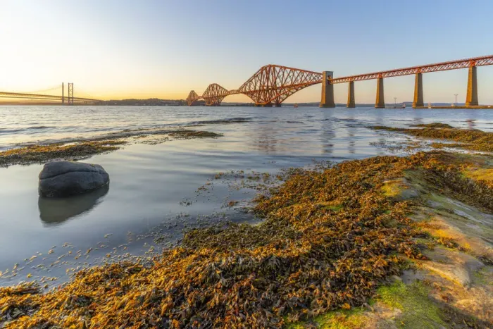 Framed Print : Forth Bridges Print at Sunset Framed Print : Forth Bridges Print at Sunset