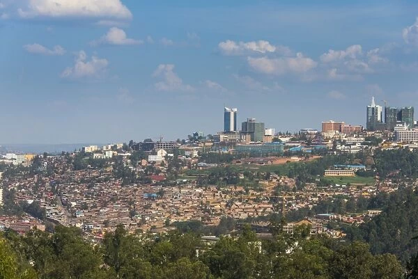 View over Kigali, Rwanda, Africa