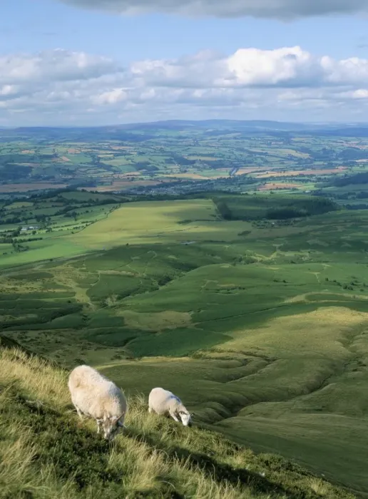 Framed Print : Hay Bluff Panorama Print Framed Print : Hay Bluff Panorama Print