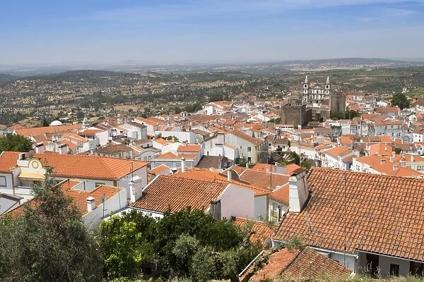 View of Portalegre, capital of the northern Alentejo, Portugal, Europe