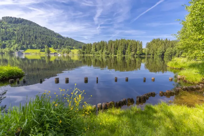 Framed Print : Schwarzsee Reflections Print Framed Print : Schwarzsee Reflections Print