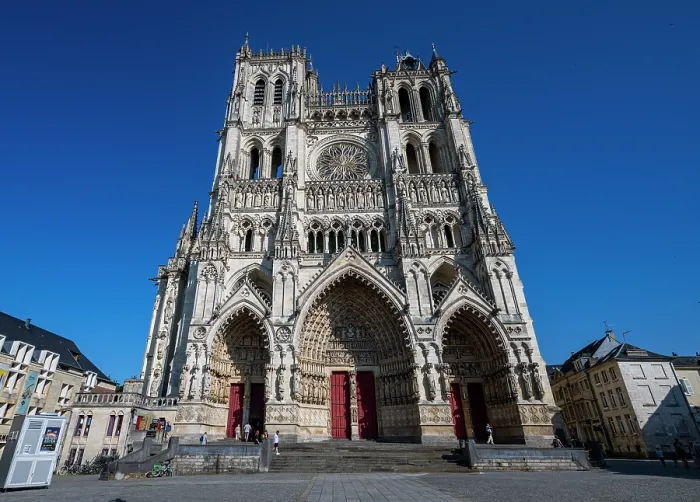Framed Print : Amiens Cathedral Print Framed Print : Amiens Cathedral Print