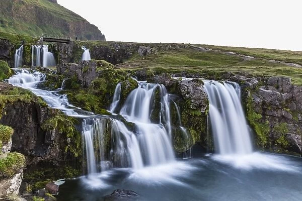 Waterfall near Kirkjufell (Church Mountain), just outside the town of Grundarfjordur