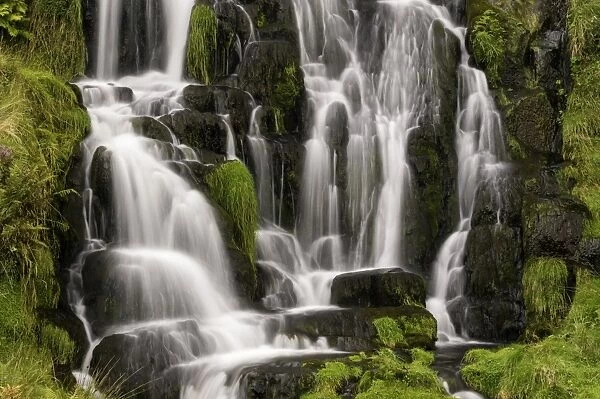 Waterfall near the Old Man of Storr on the Isle of Skye, Inner Hebrides, Scotland