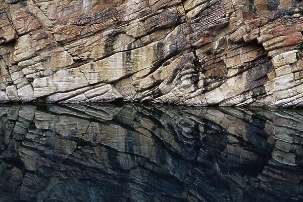 Wedge reflection, Horseshoe Lake, Jasper National Park, UNESCO World Heritage Site