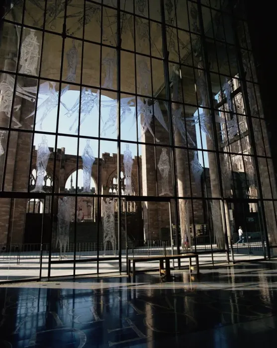 Framed Print : West Window Print, Coventry Cathedral Framed Print : West Window Print, Coventry Cathedral