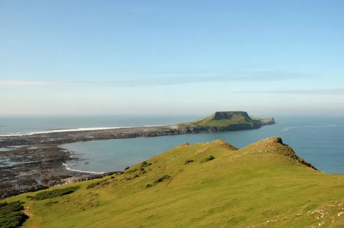 Framed Print : The Worms Head Print - Rhossili, Wales, UK
