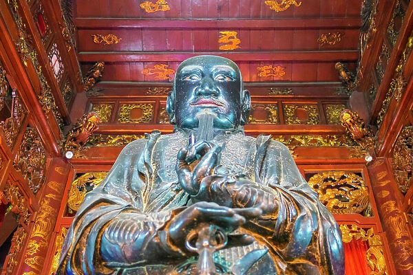 Xuan Wu (Tran Vu) bronze statue in Quan Thanh Temple (Den Quan Thanh), Ba Dinh District
