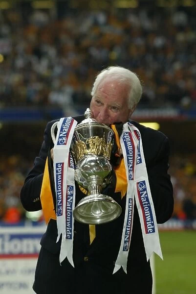 Chairman Jack Hayward Celebrates Promotion with Wolves after Play-Off Final Win against Sheffield United