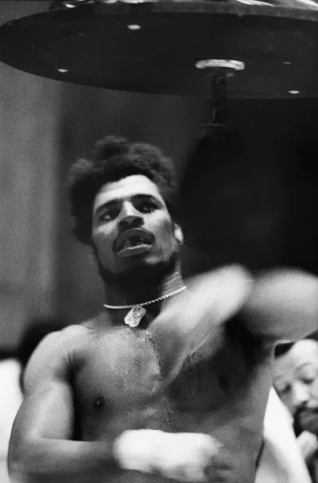 Framed Print : Leon Spinks Training Session Print Framed Print : Leon Spinks Training Session Print