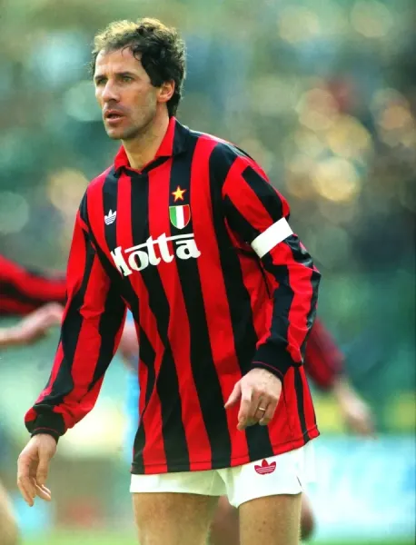 poster caricatura-franco BARESI-MILAN-supplemento a SKORPIO 1987- cm.23x32,5