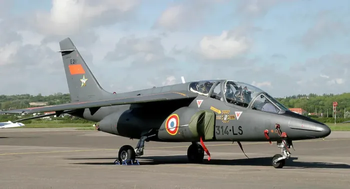 Framed Print : Alpha Jet Print at Le Touquet