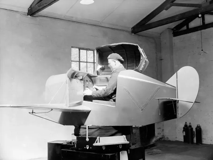 Framed Print : Link Simulator Print 1938 Flight Framed Print : Link Simulator Print 1938 Flight