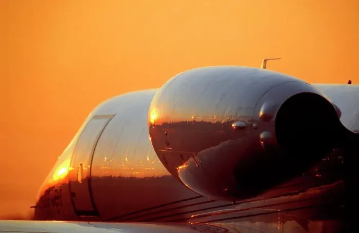 Framed Print : Learjet Print at Sunset Framed Print : Learjet Print at Sunset