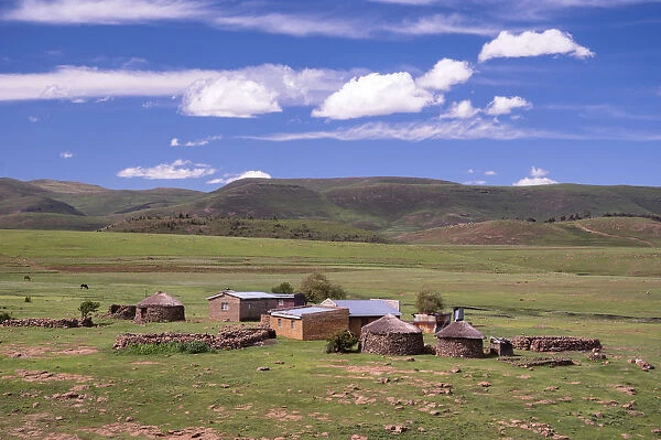 Africa, Southern Africa, Maseru District, Lesotho, Semonkong, landscape