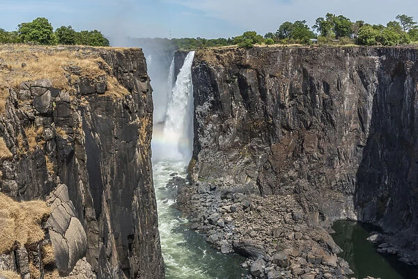 Africa, Zimbabwe, Matabeleland north. The Victoria Falls