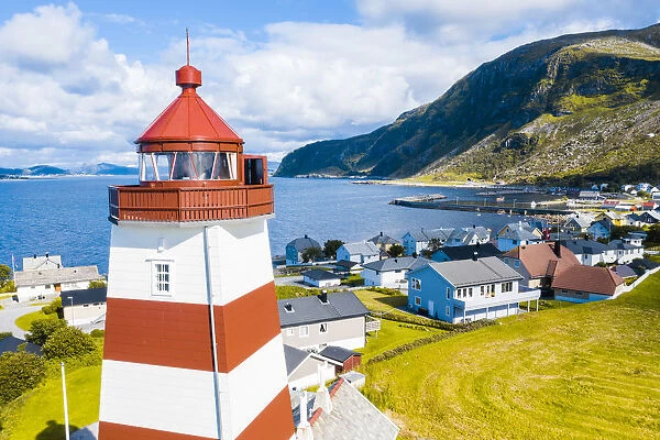 Alnes lighthouse, Godoya island, More og Romsdal, Norway