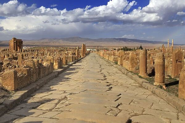 Ancient Roman city (2-3rd centuries), Timgad, Batna Province, Algeria