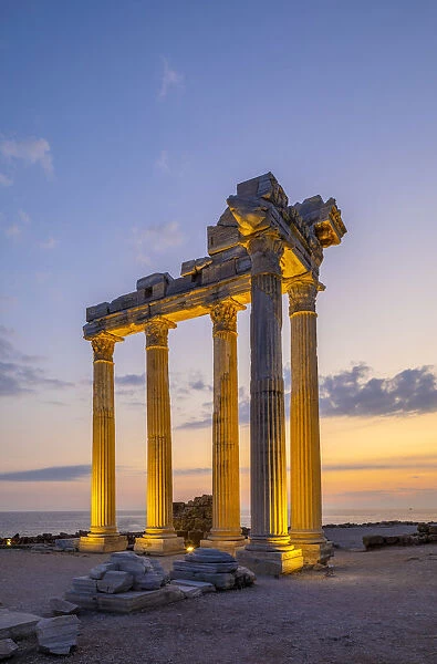 Apollo Temple at Dusk, Side, Turkey