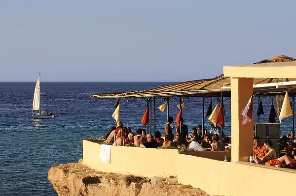 Ashram Sunset Restaurant, Cala Conta, Ibiza, Ibiza and Formentera, Balearic Islands