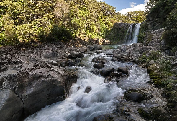 Australasia, New Zealand, Tongariro National Park, Tawhai Falls