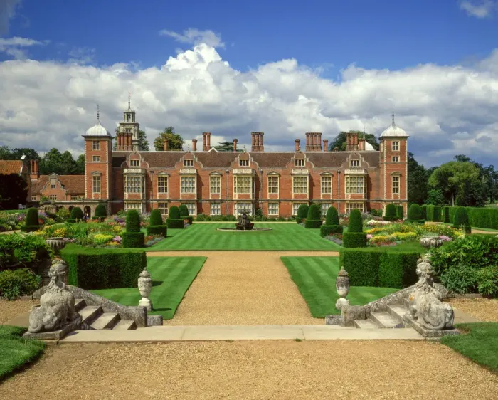 Framed Print : Blickling Hall and Gardens Print, Norfolk, England Framed Print : Blickling Hall and Gardens Print, Norfolk, England