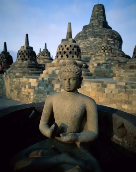 Framed Print : Borobudur Temple Print, Java, Indonesia Framed Print : Borobudur Temple Print, Java, Indonesia