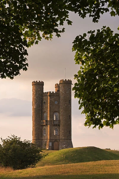 Broadway Tower, one of the Cotswolds most recognisable buildings, Worcestershire, England