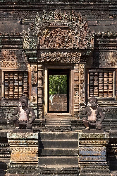 Cambodia, Siem Reap, Angkor Wat Complex (Unesco Site), Banteay Srei temple