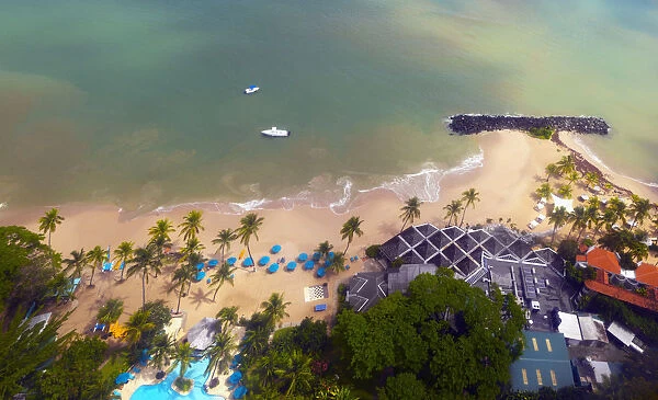 Caribbean, St Lucia, Castries, Vigie Beach, Rendezvous Resort