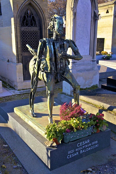 Cesar Baldaccinis Gravestone, Montparnasse Cemetery, Montparnasse, Paris, France