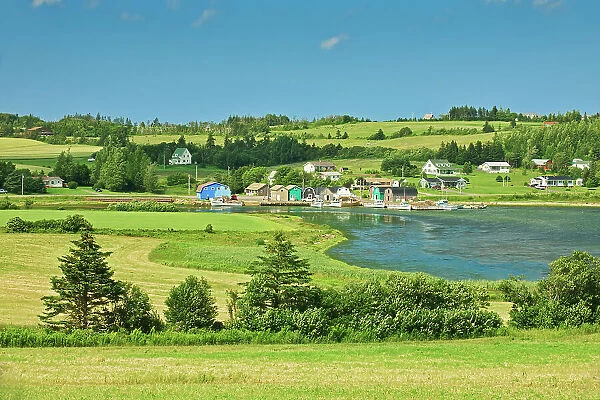 Coastal village French River, Prince Edward Island, Canada