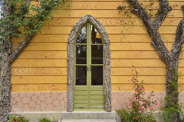 Door of the Chalet of the Condessa d Edla, a 19th century mansion