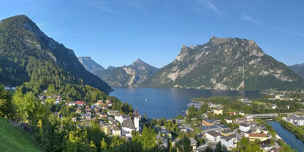 Ebensee, Lake Traunsee, Salzkammergut, Upper Austria, Austria