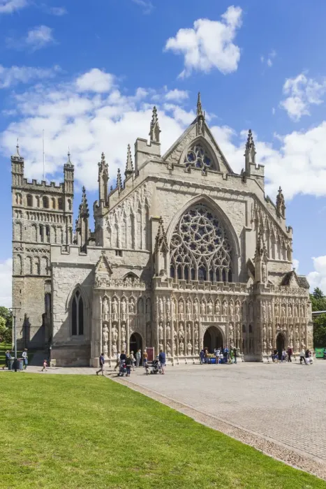 Framed Print : Exeter Cathedral Print, Devon, England Framed Print : Exeter Cathedral Print, Devon, England
