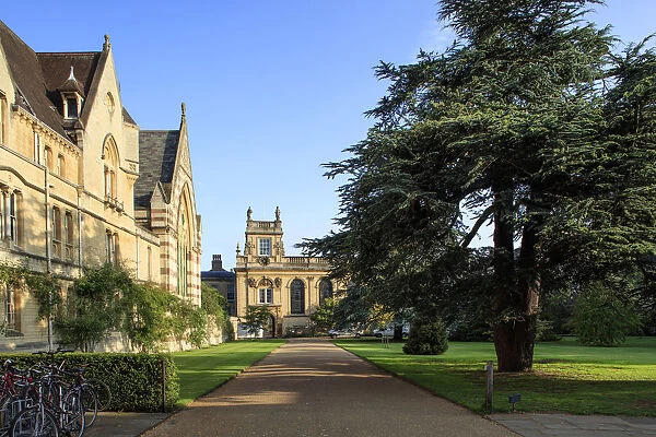 Europe, Great Britain, England, Oxfordshire, Oxford University, Front Quadrange, chapel