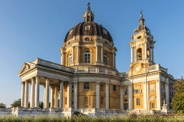 Europe, Italy, Piedmont. The basilica of Superga near to Turin