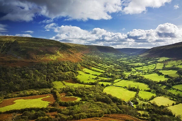 Ewyas, Capel-y-ffin and valley of the Afon Honddu, Black Mountains, Powys, Wales