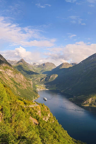 Geirangerfjord, More og Romsdal, Norway. A UNESCO world heritage site