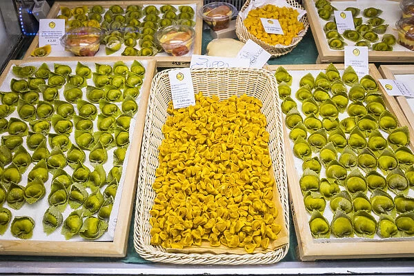 Handmade pasta, Mercato Albinelli, Modena, Emilia-Romagna, Italy