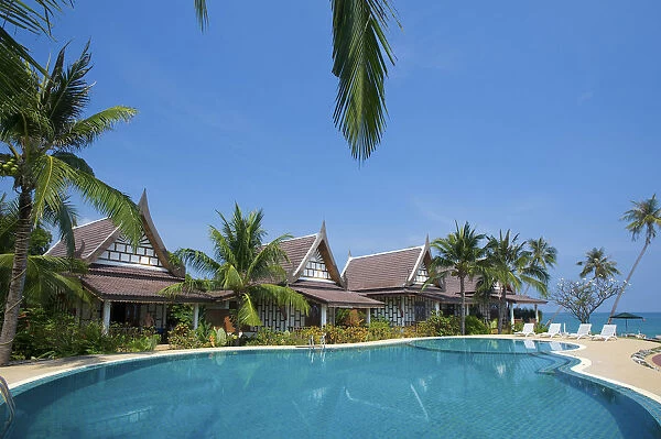 Hotel at Lamai Beach, Ko Samui Island, Thailand