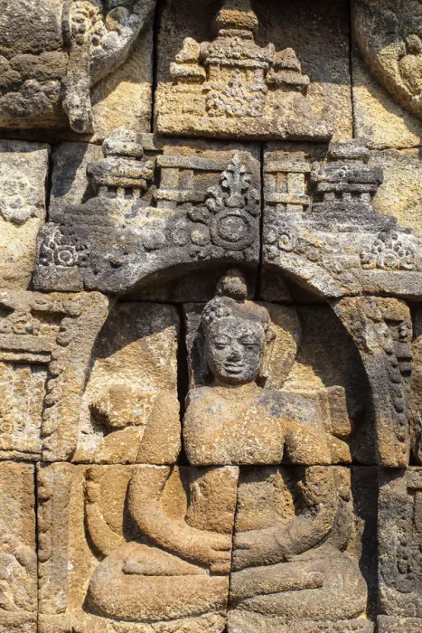 Framed Print : Borobudur Temple Relief Print Framed Print : Borobudur Temple Relief Print