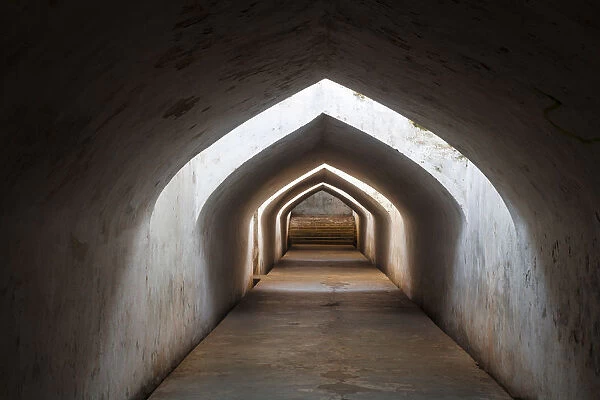 Indonesia, Java, Yogyakarta, underground tunnel part of the Taman Sari - Water Castle