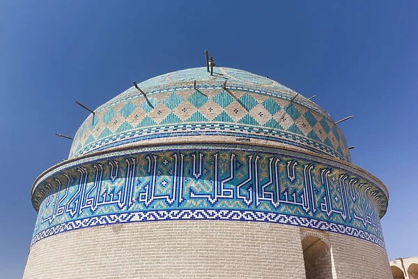 Iran, Central Iran, Yazd, traditional tiled dome