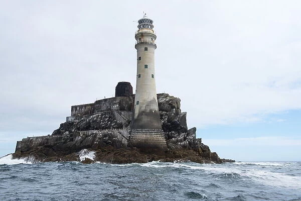 Ireland, County Cork, Capo Clear island. Lighthouse Fasnet Rock
