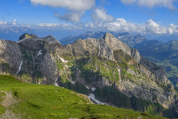 Liesen ridge with Schafberg summit, Canton Appenzell, Switzerland