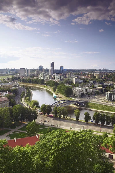 Lithuania, Vilnius, View Of Business District